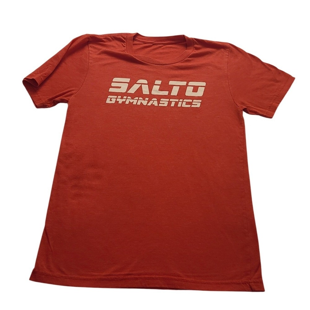 Salto Gymnastics Graphic T-Shirt Men's Small Red Heather Short Sleeve Crewneck